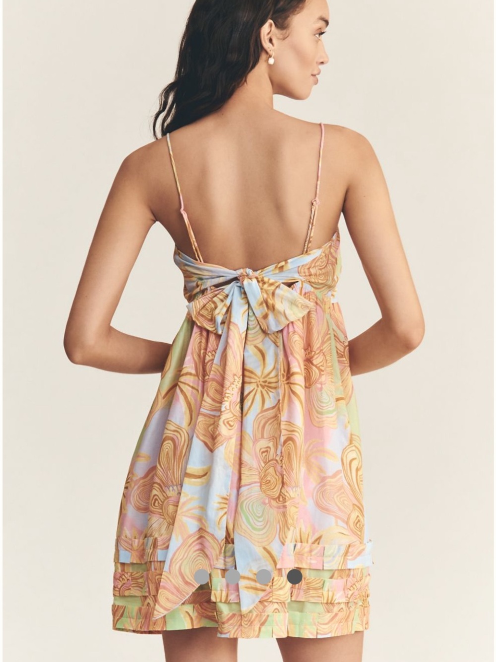 NWT Anthropologie Farm Rio Sleeveless Printed Mini Dress Size XL - Picture 13 of 15